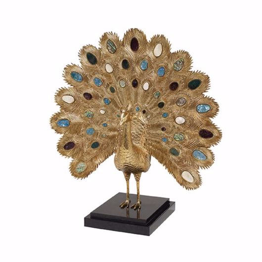 Picture of PROUDEST PEACOCK SCULPTURE