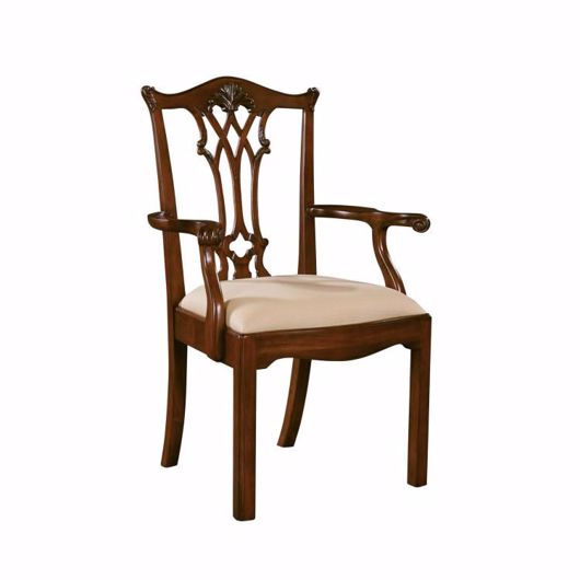 Picture of CONNECTICUT REGENCY MAHOGANY ARM CHAIR