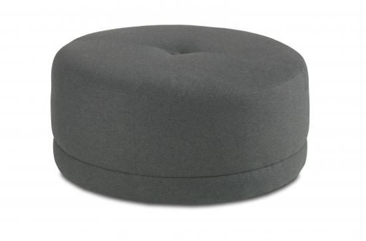 Picture of LEAH CASTER ROUND OTTOMAN