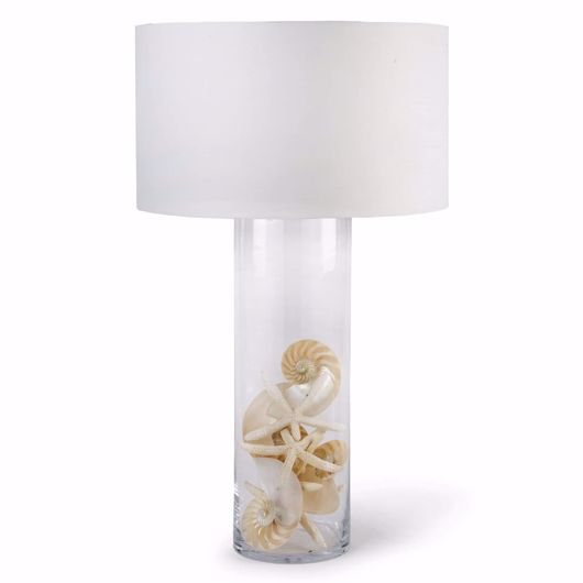 Picture of GLASS CYLINDER TABLE LAMP