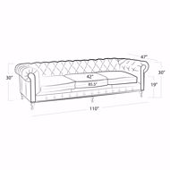 Picture of CHESTERFIELD SOFA EXTRA LARGE