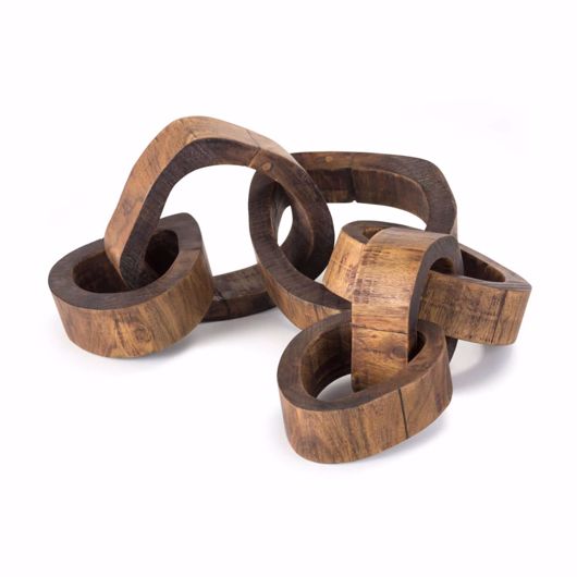 Picture of WOODEN LINKS CENTERPIECE