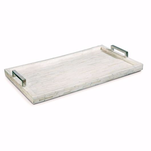 Picture of WHITE BONE & NICKEL TRAY