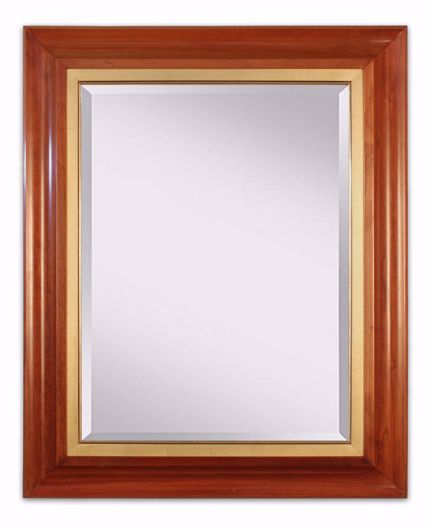 Picture of MAHOGANY HIGH FRONT WITH 22K GOLD LINER MIRROR