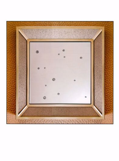 Picture of LUNA MIRROR WITH EMBEDDED SWARVOSKI CRYSTALS