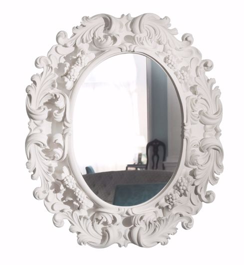 Picture of LORRAINE WITH GRAPES OVAL MIRROR