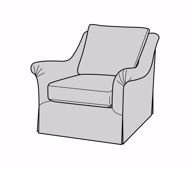 Picture of GRACE SKIRTED CHAIR