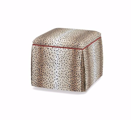 Picture of LILY SKIRTED OTTOMAN