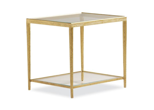 Picture of JINX BRASS RECTANGLE SIDE TABLE