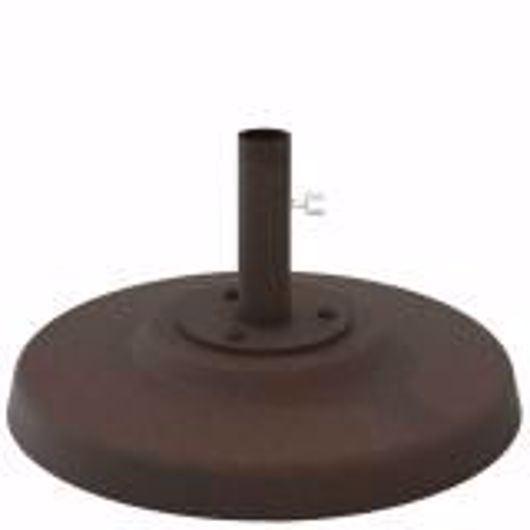 Picture of CEMENT FILLED ALUMINUM BASE, 20" ROUND, 1.5" POLE, TABLE HEIGHT