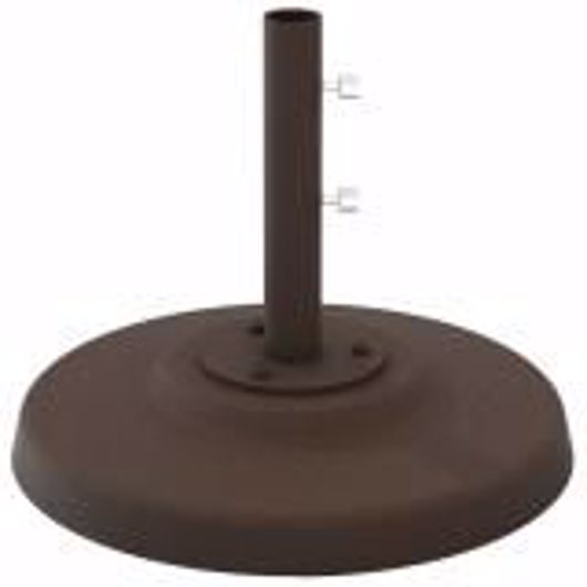 Picture of CEMENT FILLED ALUMINUM BASE, 24" ROUND, 1.5" POLE, FREE STANDING