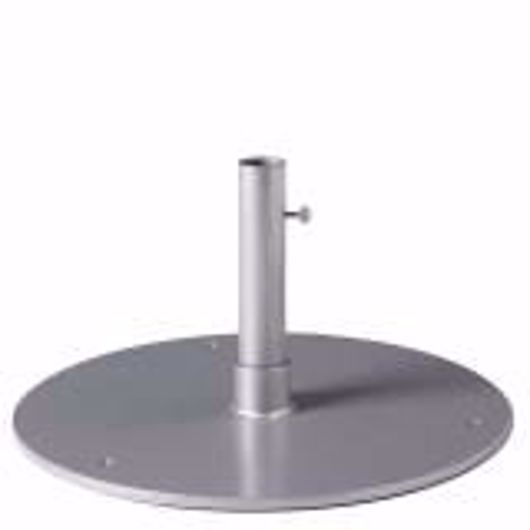 Picture of STEEL PLATE BASE, 24" ROUND, 1.5" POLE, TABLE HEIGHT