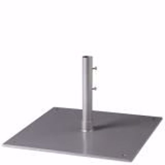 Picture of STEEL PLATE BASE, 24" SQUARE, 1.5" POLE, FREE STANDING