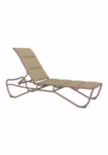 Picture of MILLENNIA PADDED SLING ARMLESS CHAISE LOUNGE
