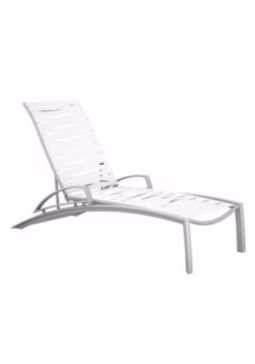 Picture of SOUTH BEACH EZ SPAN™ RIBBON SEGMENT DOUBLE CHAISE LOUNGE ARMLESS