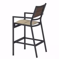 Picture of CABANA CLUB PADDED SLING STATIONARY BAR STOOL