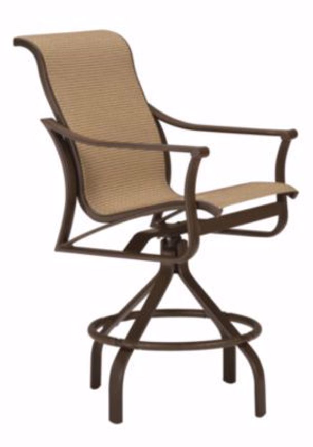 Picture of CORSICA SLING SWIVEL BAR STOOL