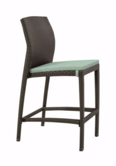 Picture of EVO WOVEN ARMLESS BAR STOOL WITH SEAT PAD