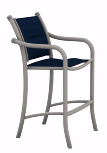 Picture of LA SCALA PADDED SLING STATIONARY BAR STOOL