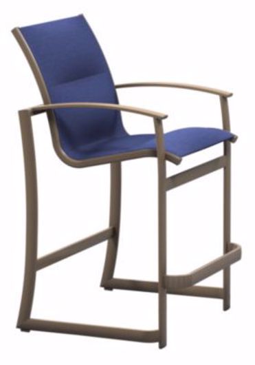 Picture of MAINSAIL PADDED SLING STATIONARY BAR STOOL