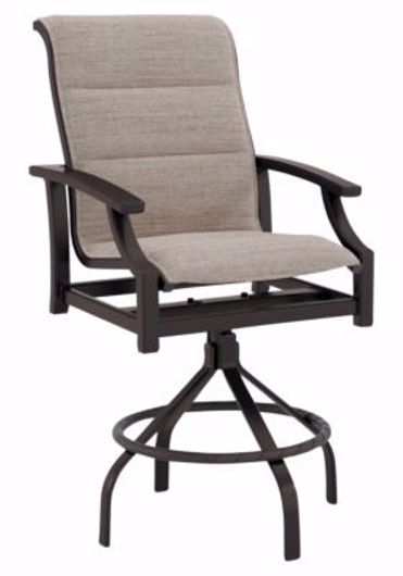 Picture of MARCONI PADDED SLING SWIVEL BAR STOOL