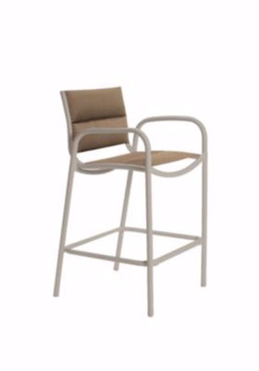 Picture of MILLENNIA PADDED SLING STATIONARY BAR STOOL