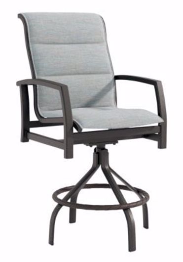Picture of MUIRLANDS PADDED SLING SWIVEL BAR STOOL