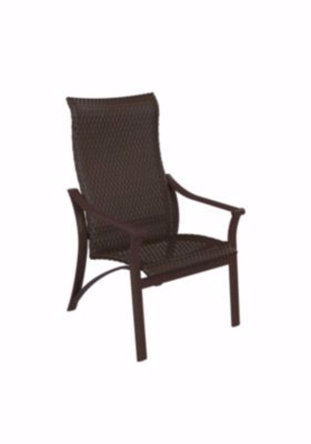 Picture of CORSICA WOVEN HIGH BACK DINING CHAIR