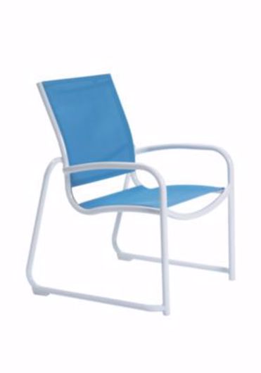 Picture of MILLENNIA RELAXED SLING SLED BASE DINING CHAIR