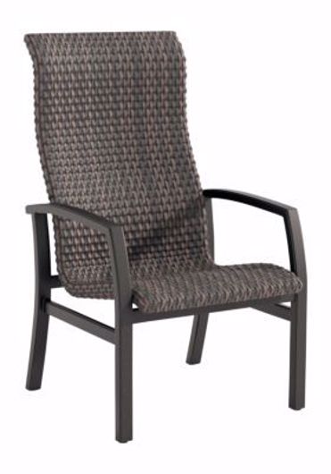 Picture of MUIRLANDS WOVEN BUCKET HIGH BACK DINING CHAIR