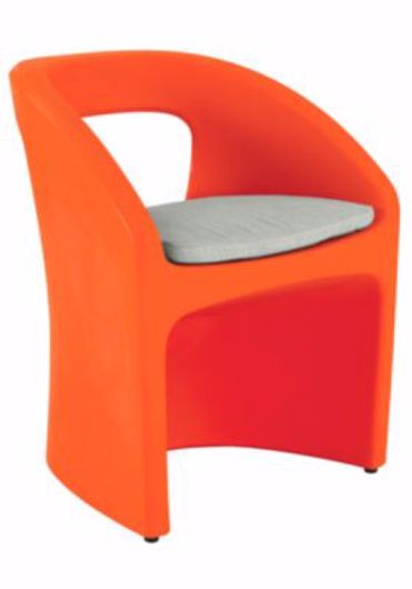 Picture of RADIUS DINING CHAIR WITH SEAT PAD