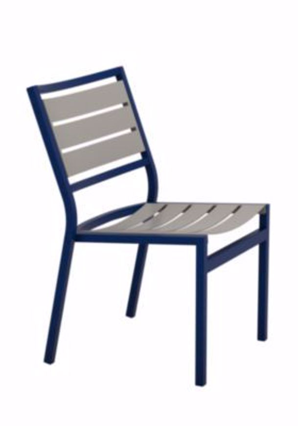Picture of CABANA CLUB ALUMINUM SLAT SIDE CHAIR