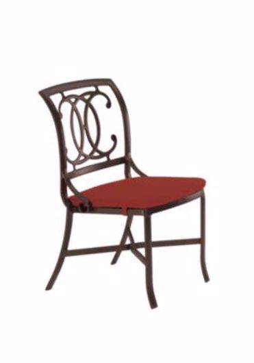 Picture of PALLADIAN CAST SIDE CHAIR WITH SEAT PAD - DOUBLE-C BACK