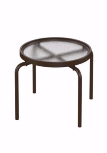 Picture of ACRYLIC  20" ROUND STACKINGTEA TABLE