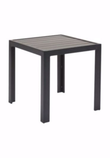 Picture of ALUMINUM SLAT 24" SQUARE END TABLE