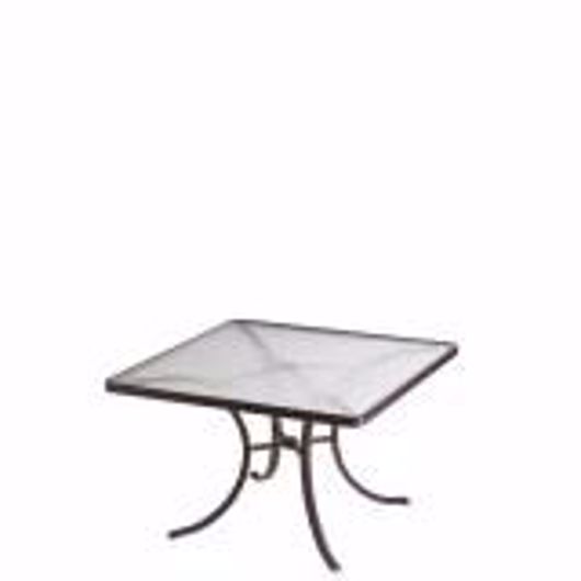 Picture of ACRYLIC 42" SQUARE DINING UMBRELLA TABLE