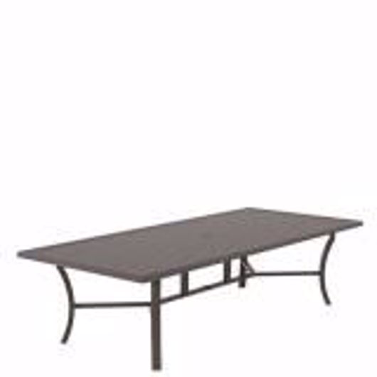 Picture of BANCHETTO 108" X 48"  RECTANGULAR KD DINING UMBRELLA TABLE