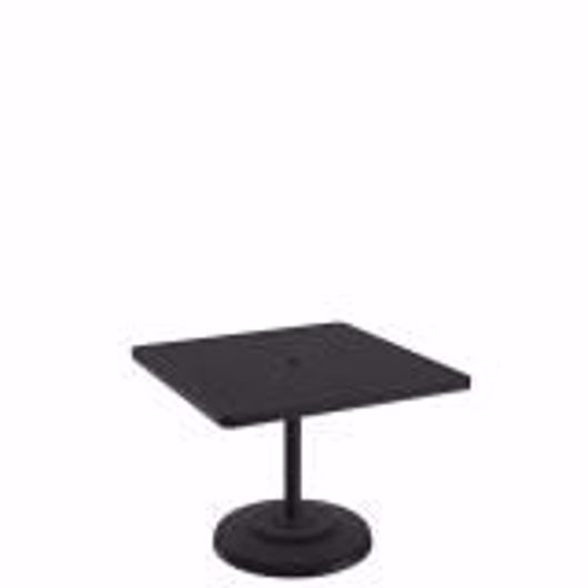 Picture of BOULEVARD 36" SQUARE KD PEDESTAL DINING UMBRELLA TABLE
