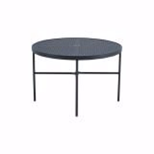 Picture of BOULEVARD 42" ROUND STAMPED TOP DINING TABLE W/HOLE