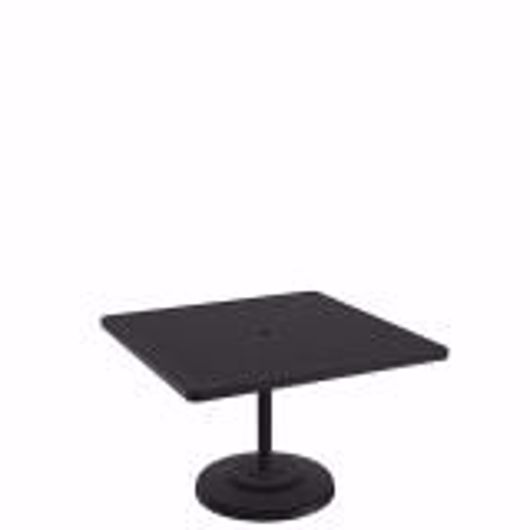 Picture of BOULEVARD 42" SQUARE KD PEDESTAL DINING UMBRELLA TABLE