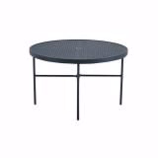 Picture of BOULEVARD 48" ROUND STAMPED TOP DINING TABLE W/HOLE