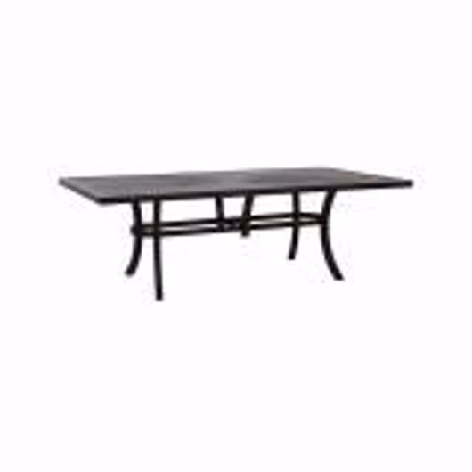 Picture of LINEA 84" X 44" RECTANGULAR KD DINING UMBRELLA TABLE