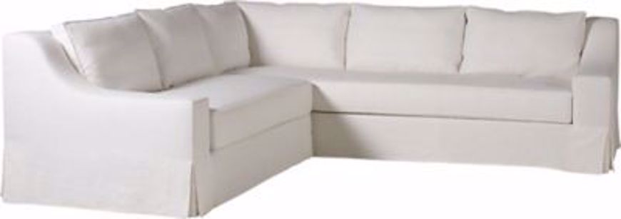 Picture of Lax Skirted Sectional One Arm Sofa