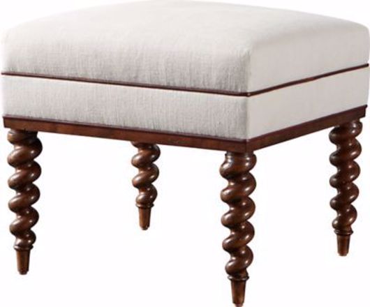 Picture of Spiral Leg Ottoman