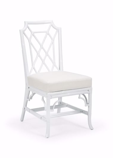 Picture of WILD PALM SIDE CHAIR - WHITE