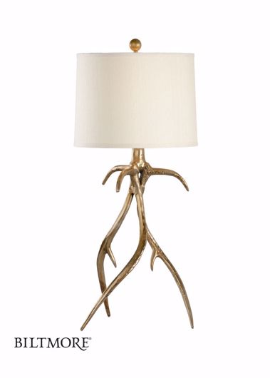 Picture of ANTLER HALL LAMP - BRASS