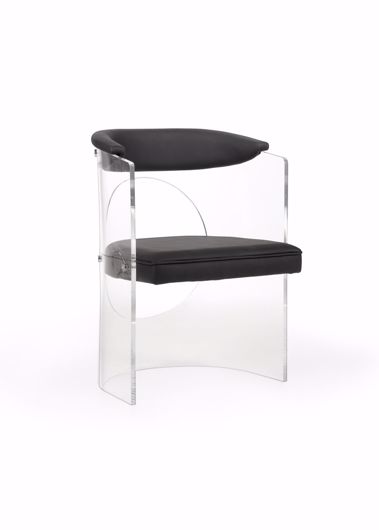 Picture of BARAN BARREL BACK ACRYLIC CHAIR