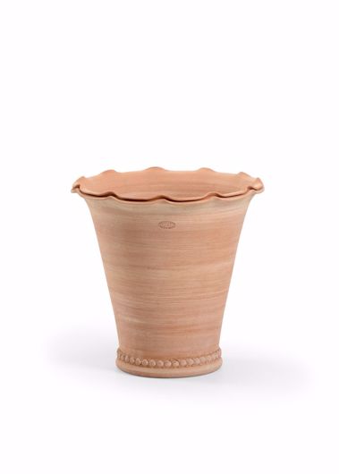 Picture of IMPRUNETA FLUTED POT - NATURAL