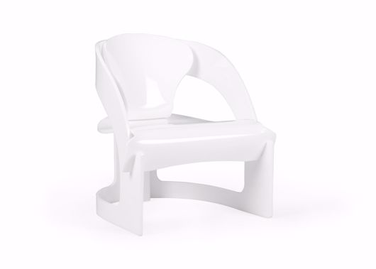 Picture of BEVERLY GROVE ACRYLIC CHAIR - WHITE