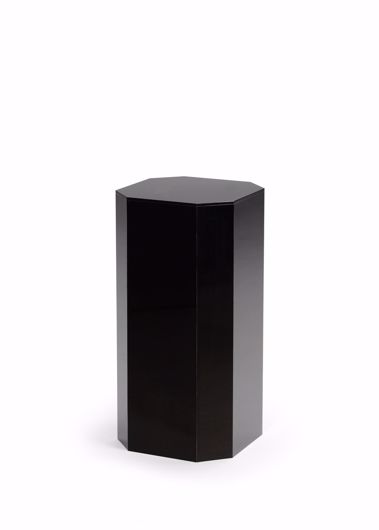 Picture of BLACK ACRYLIC BEVELED PEDESTAL (SM)